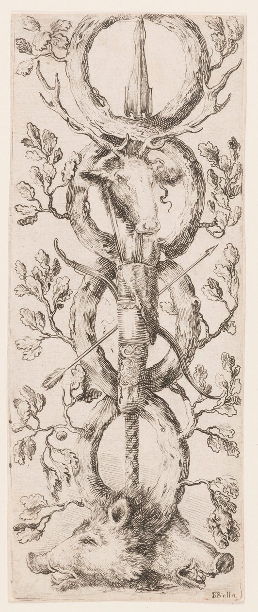 Grabado, Ornamentos o grotescos (Grotesque Ornament), ca. 1653 de Unknown artistUnknown artist