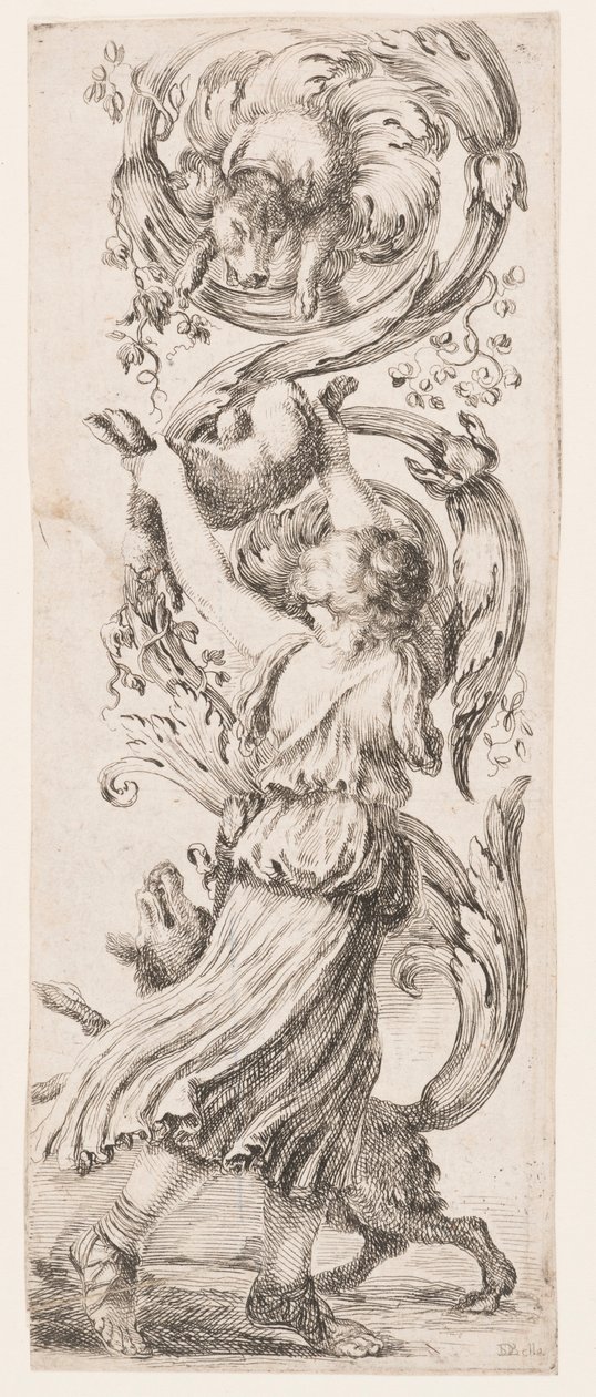 Grabado, Ornamentos o grotescos (Grotesque Ornament), ca. 1653 de Unknown artistUnknown artist