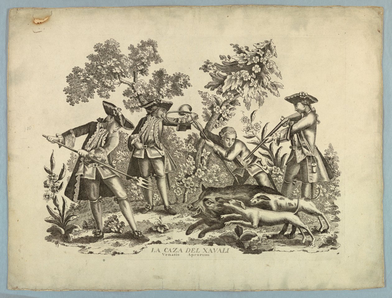 Caza de Jabalí de Unknown artist