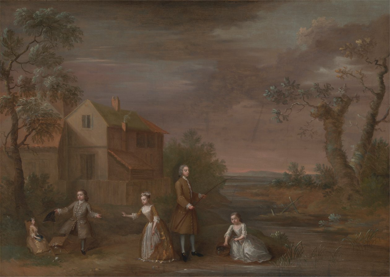 Un grupo familiar llamado "La familia Stafford de Unknown artist