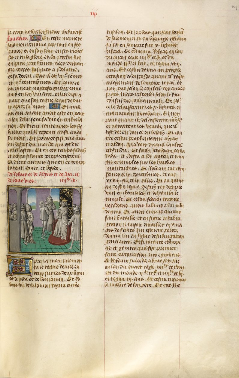 Un peticionario ante el rey Jeroboam de Unknown artist
