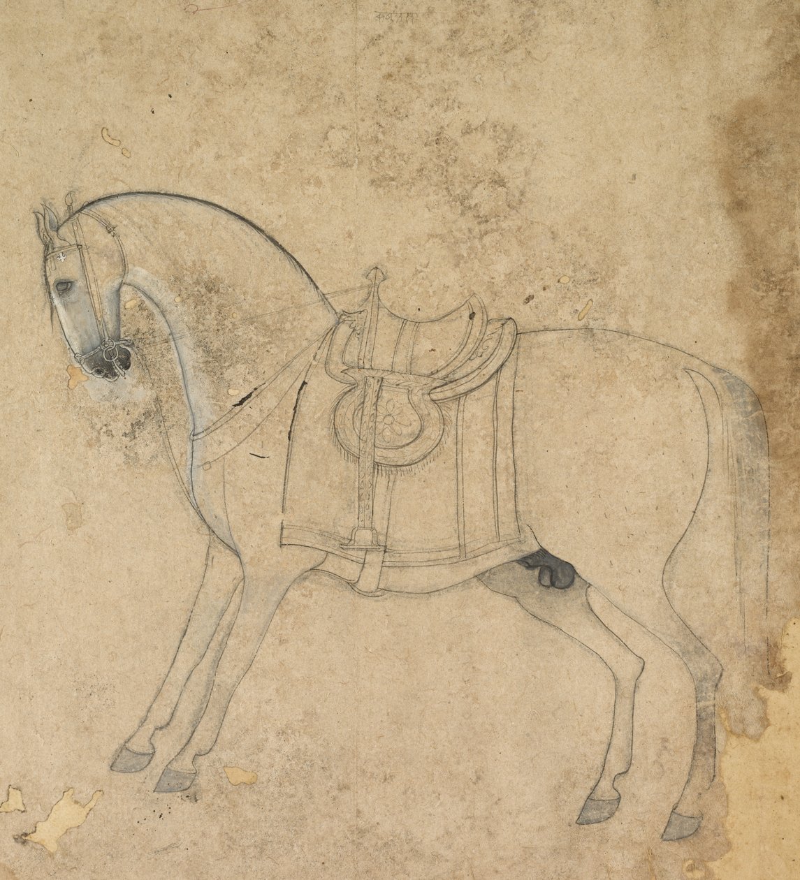 A Saddled Horse de Unknown artist