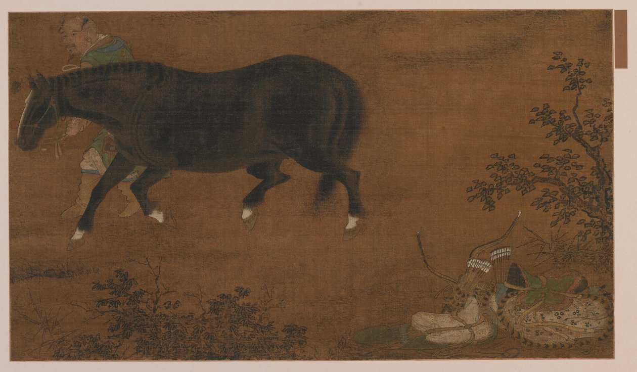 Un tártaro, su caballo y equipo de Unknown artist