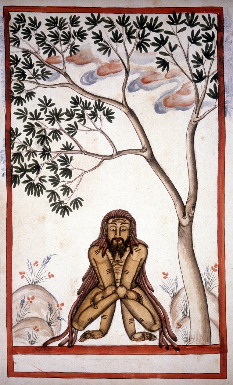 Un faquir Página del manuscrito (ms.8300) 