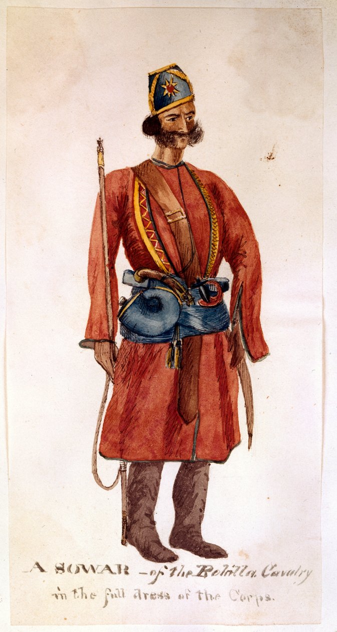 Un sowar de la Caballería Rohilla de Unknown artist
