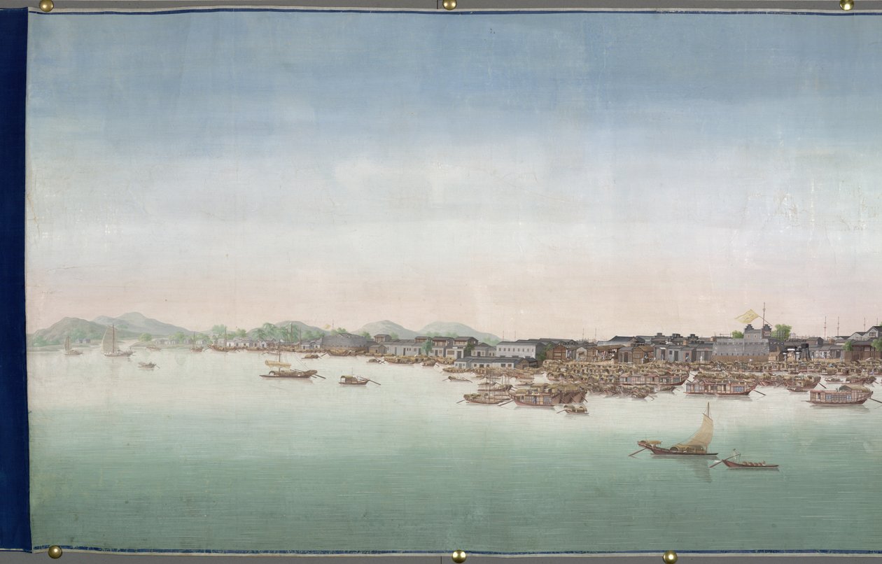 Una vista de Cantón de Unknown artist