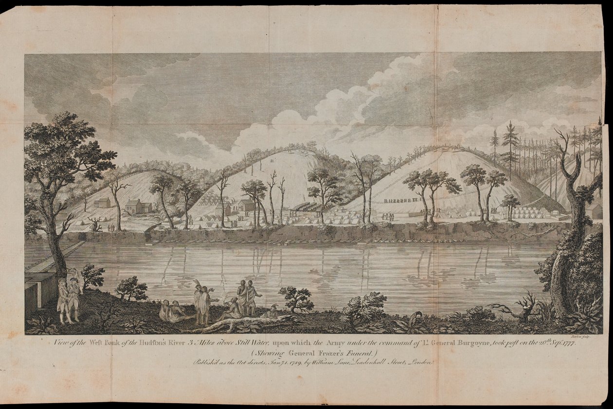 Vista del río Hudson cerca de Stillwater, estado de Nueva York de Unknown artist