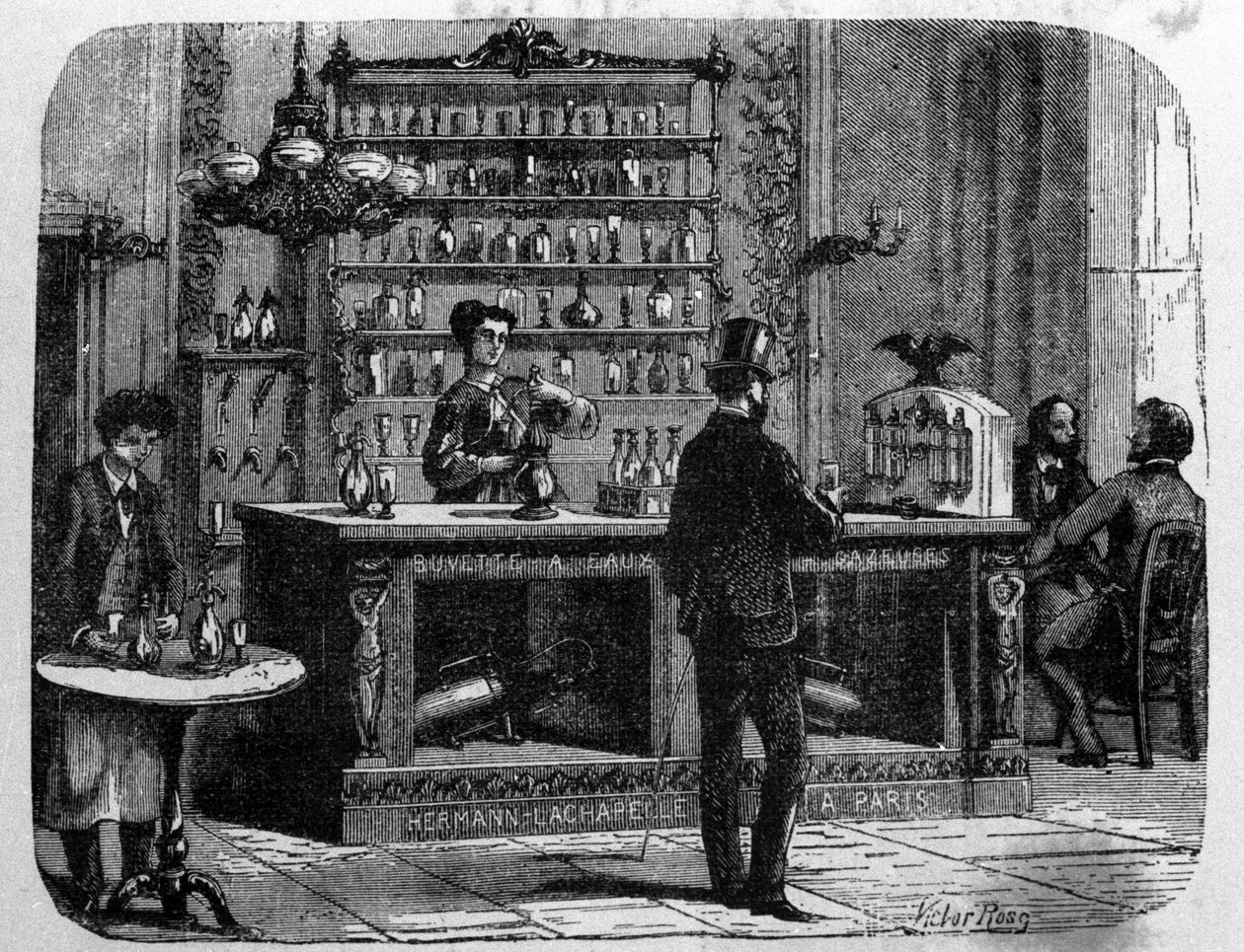Un vendedor de agua de Seltz (agua carbonatada). de Unknown artist