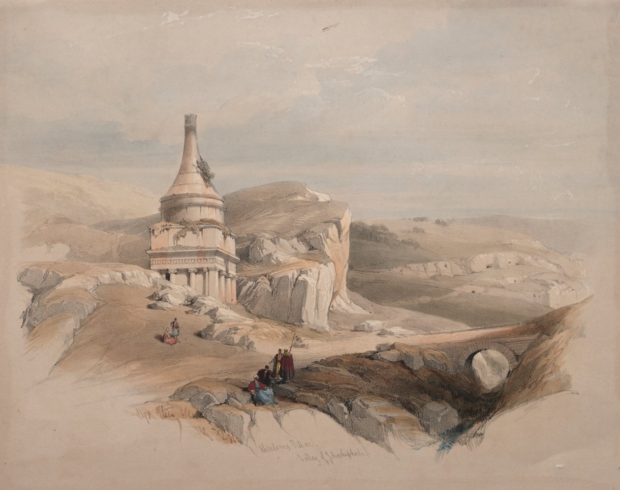 Pilar de Absalón, Valle de Josafat de Unknown artist