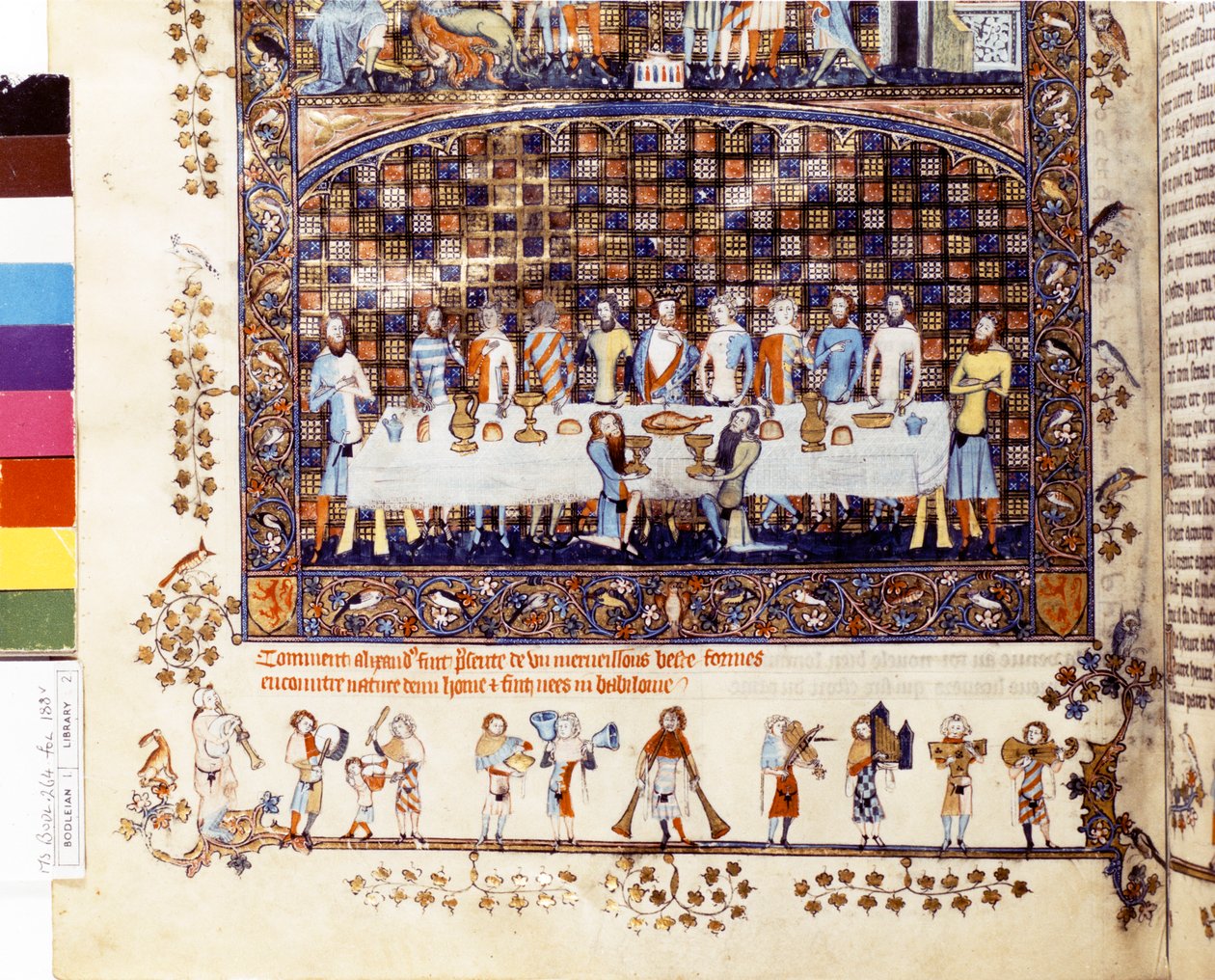 Viaje de Alejandro al Jardín del Edén, c.1400 (miniatura) de Unknown artist