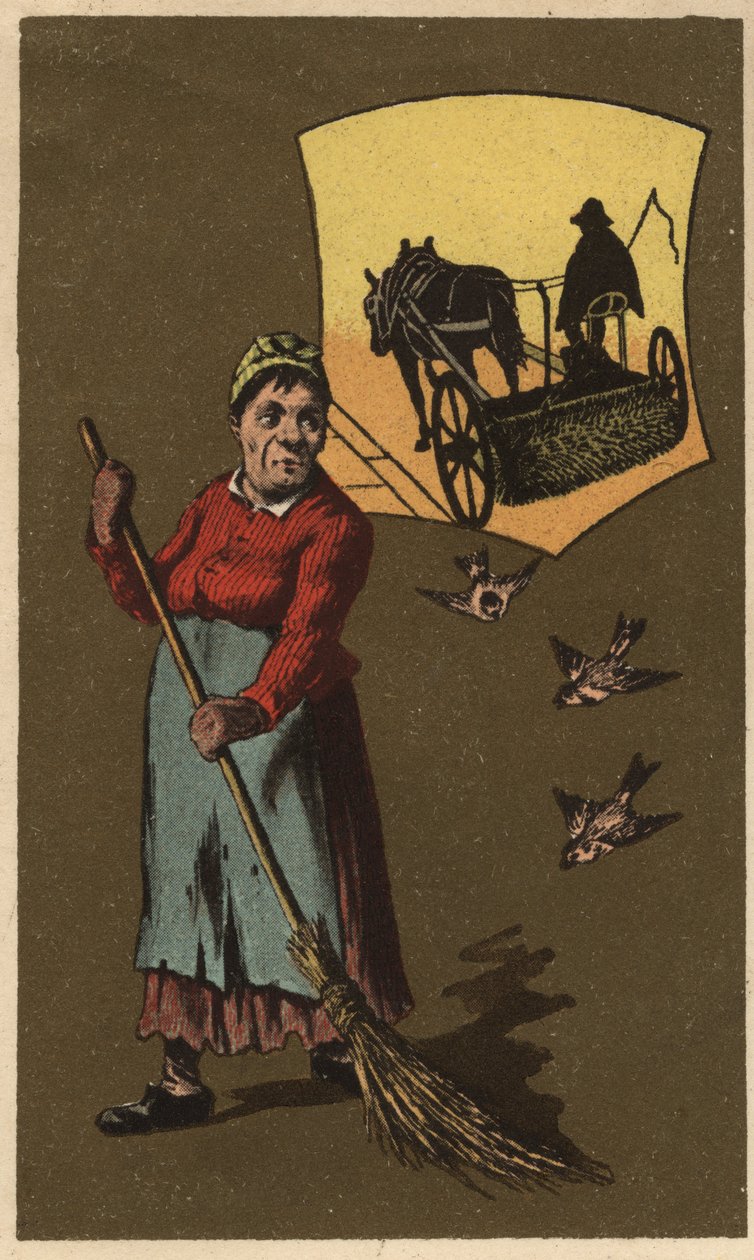 Cromolitografía anónima, finales del siglo XIX. de Unknown artist