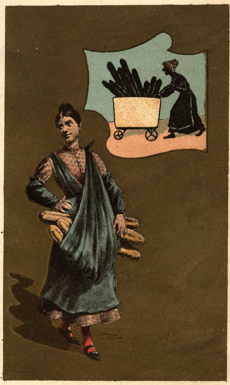 Cromolitografía anónima, finales del siglo XIX. de Unknown artist