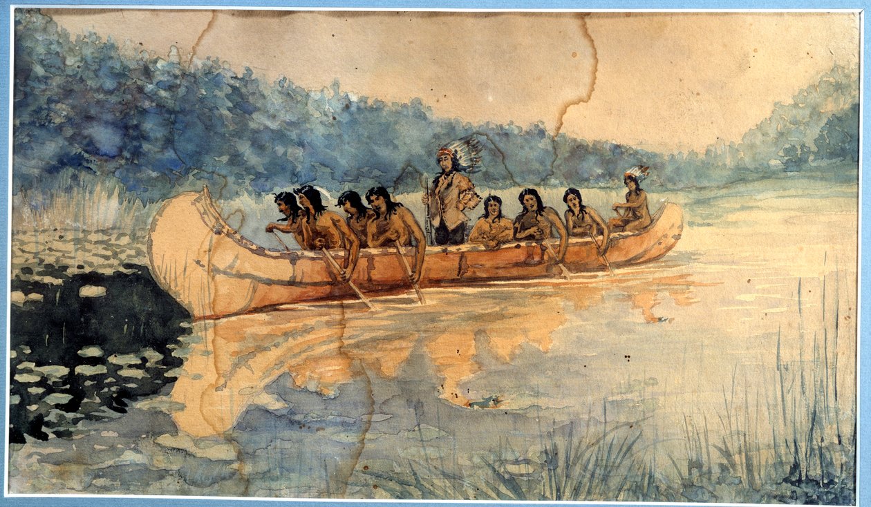 Acuarela anónima. Siglo XIX de Unknown artist