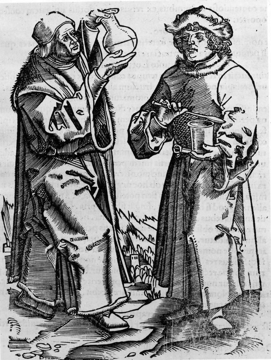 Boticario (farmacéutico), -en “Onoma Etikon Midicinae” de Unknown artist