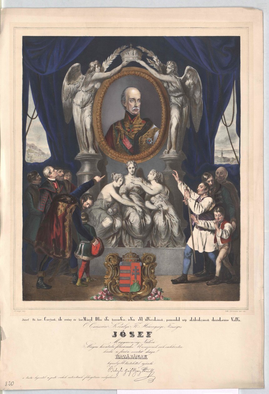 Archiduque de Austria Joseph (imprimir) de Unknown artist