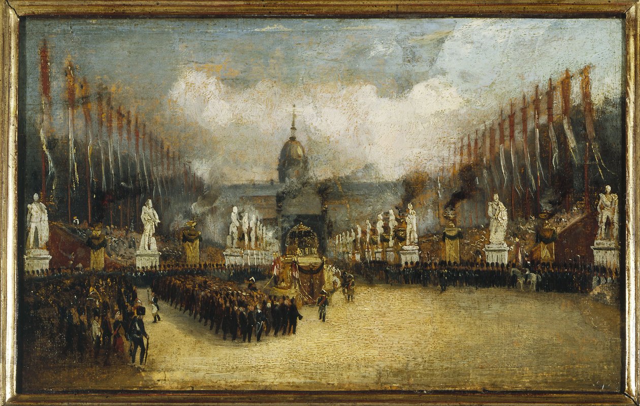 Llegada de las cenizas de Napoleón a la explanada de los Inválidos, 15 de diciembre de Unknown artist