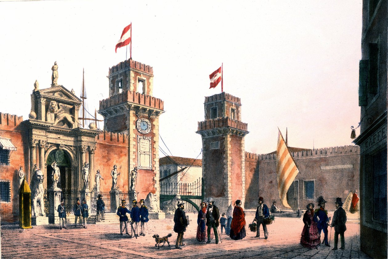 Arsenal de Venecia en el siglo XIX de Unknown artist