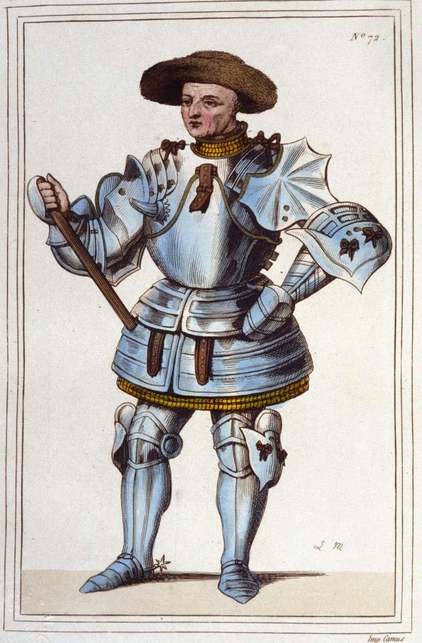 Arturo III de Bretaña, Conde de Richemont, Condestable de Francia (1393-1458), hijo de Juan IV, Duque de Bretaña. Luchó junto a Juana de Arco en Patay en 1429 de Unknown artist