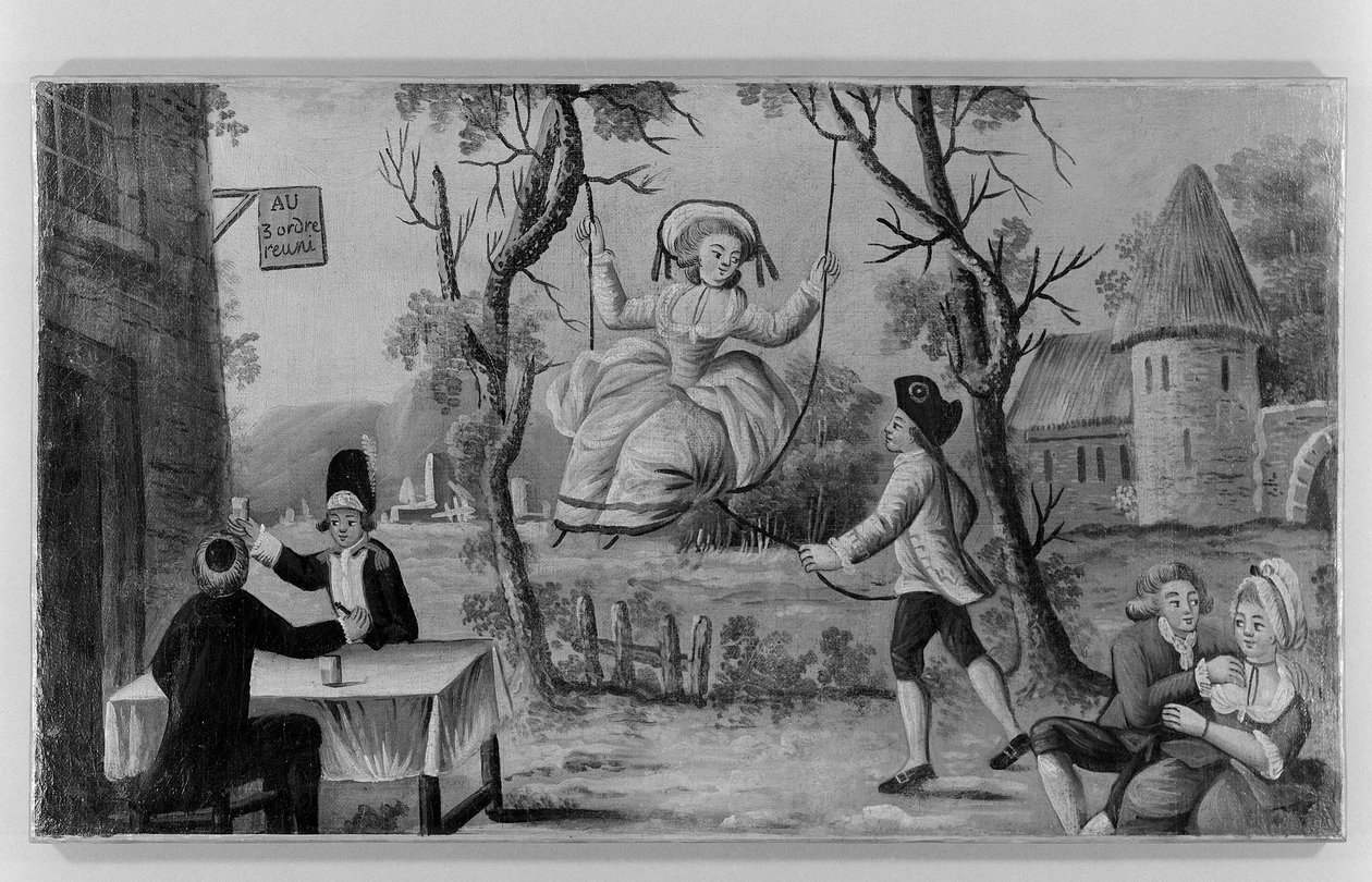 "A las tres órdenes unidas". Cartel de comerciante de vinos. París de Unknown artist
