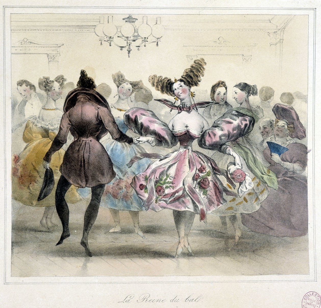 Baile: La reina del baile - siglo XIX de Unknown artist