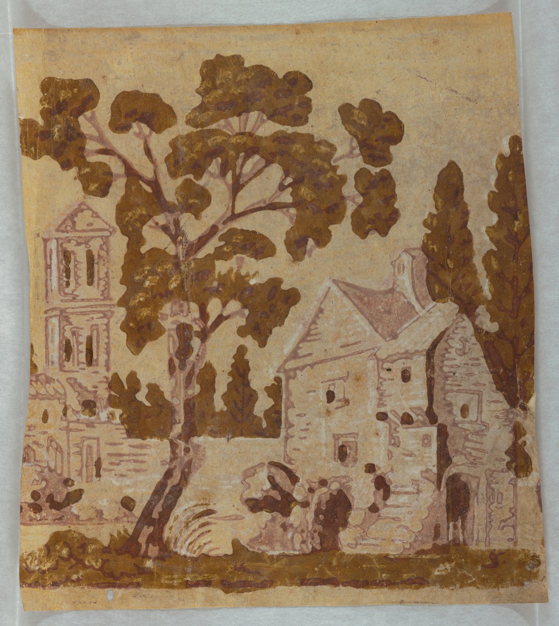 Papel de caja de sombreros de Unknown artist