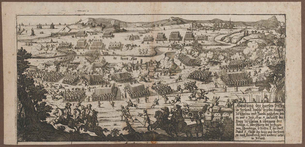 Batalla del Boyne de Unknown artist