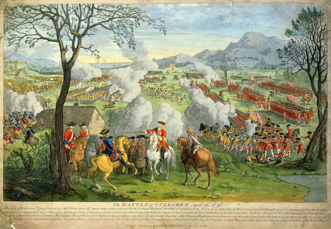 Batalla de Culloden de Unknown artist