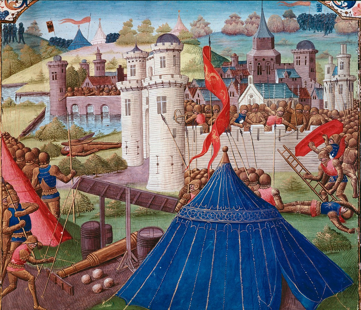 Escena de batalla en Cartago de Unknown artist