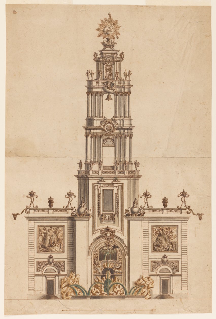 Campanario, probablemente para Fernando IV de Nápoles de Unknown artist