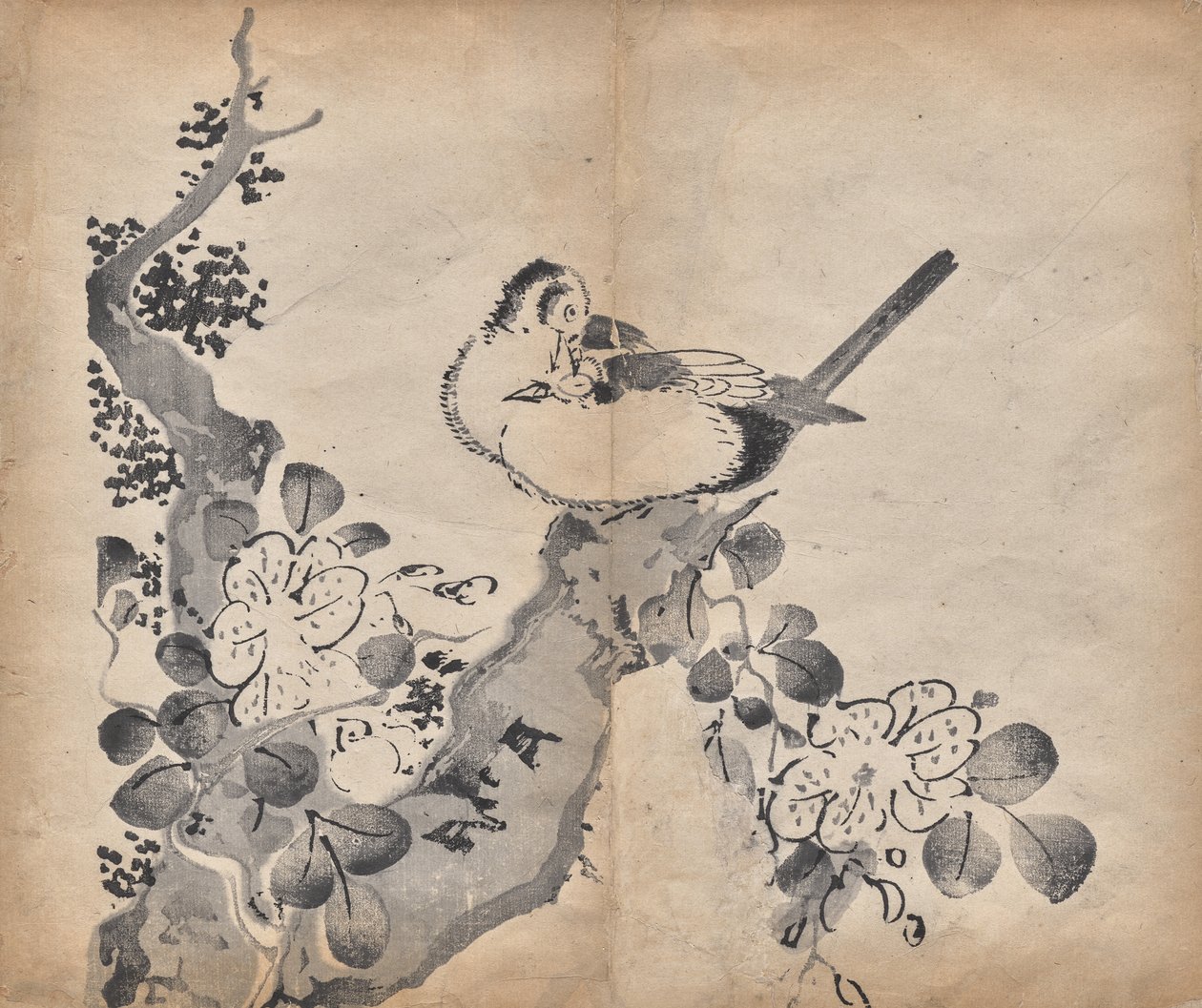 Flores y pájaros de Unknown artist
