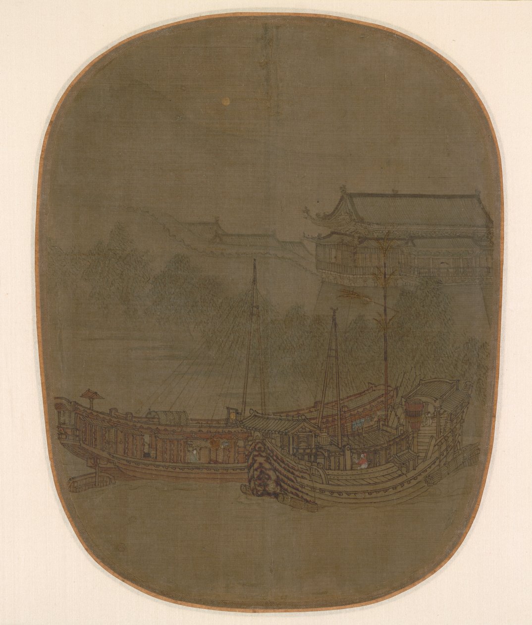 Boats at Anchor de Unknown artist