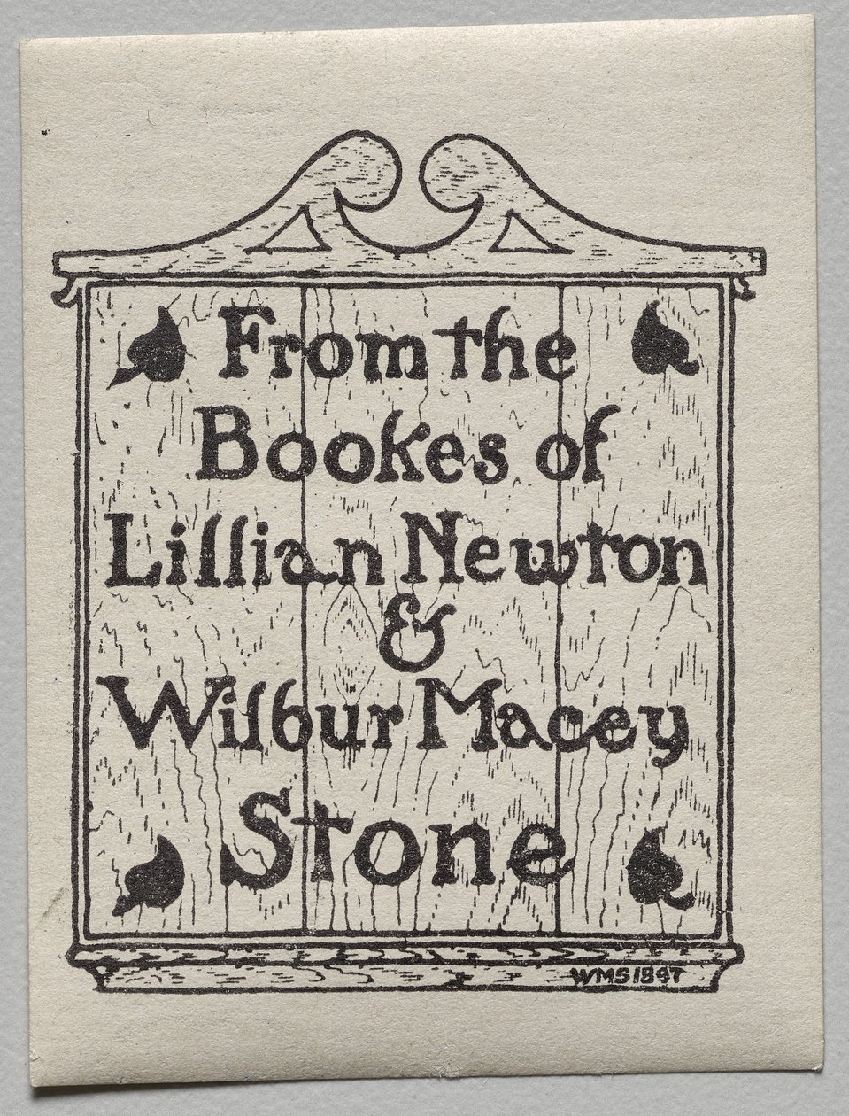 Exlibris: Lillian Newton y Wilbur Macey Stone de Unknown artist