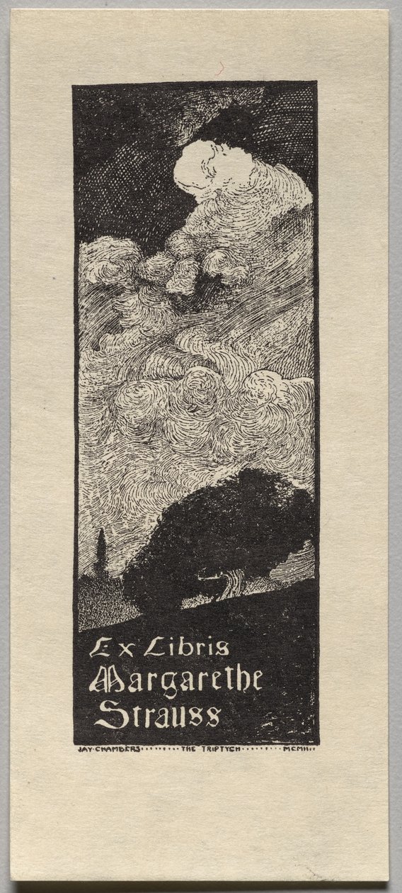 Bookplate: Margarethe Strauss de Unknown artist
