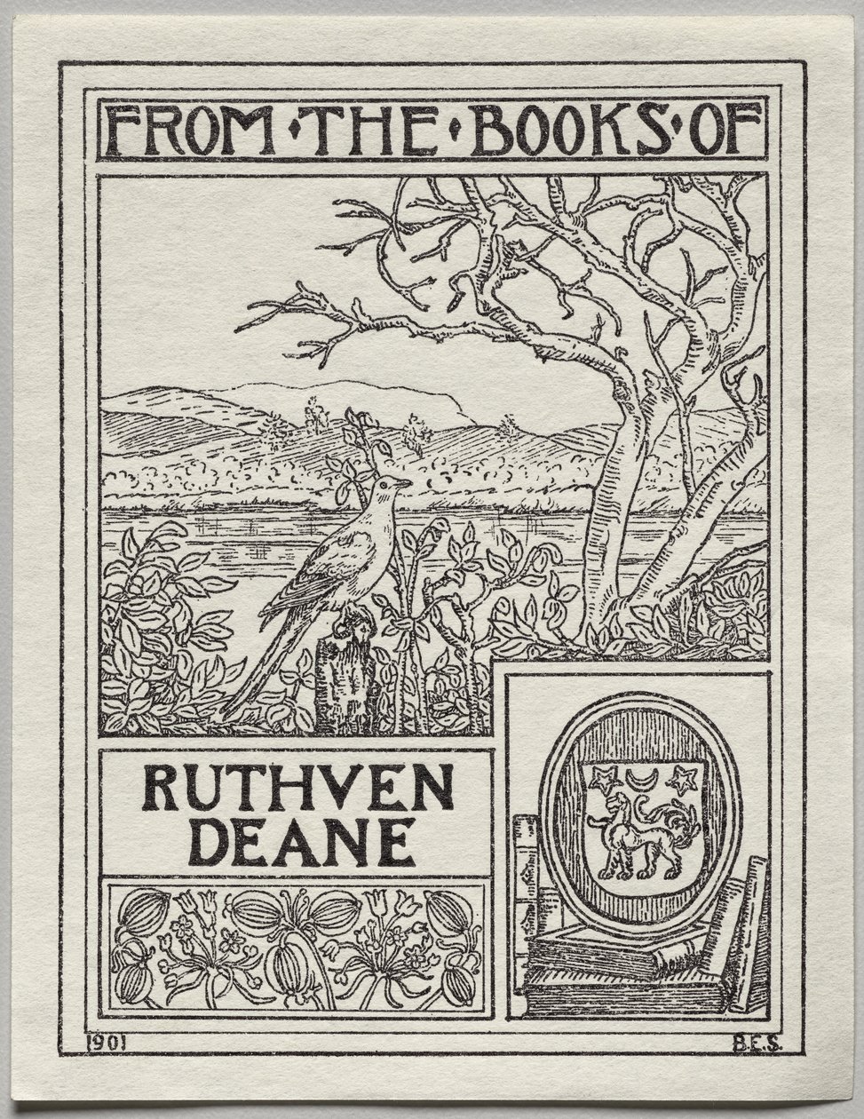 Exlibris: Ruthven Deane de Unknown artist