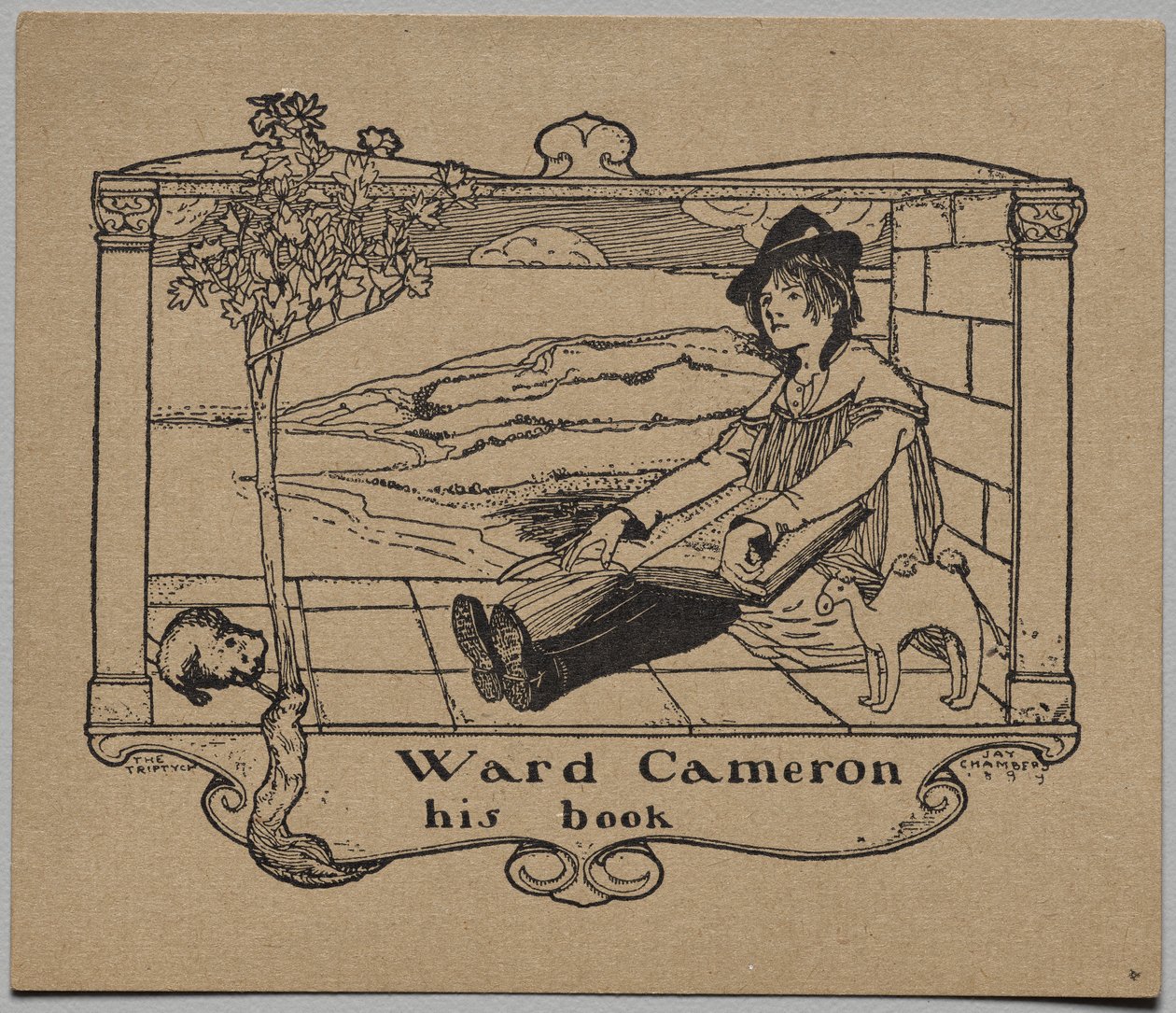 Exlibris: Ward Cameron de Unknown artist