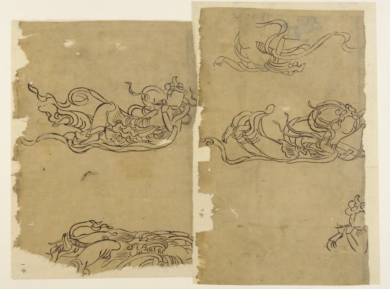 Ángel budista--Apsaras de Unknown artist