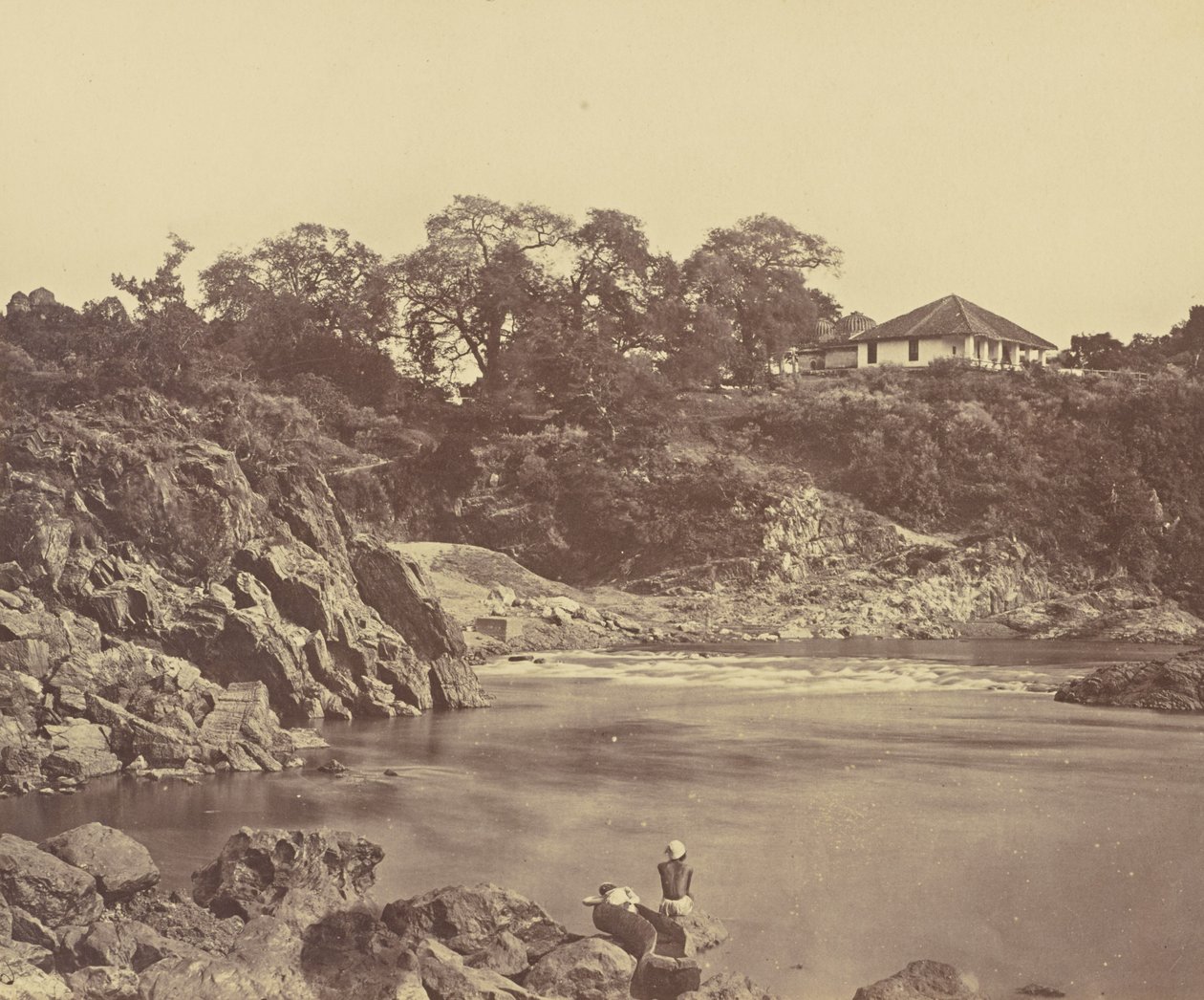 Bungalow en Marble Rocks. Nerbudda de Unknown artist