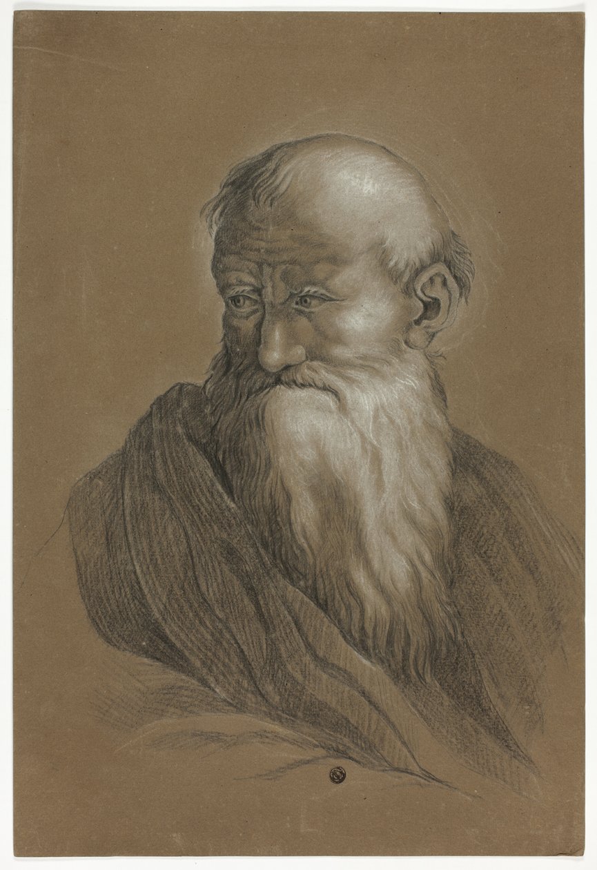 Busto de anciano barbudo de Unknown artist