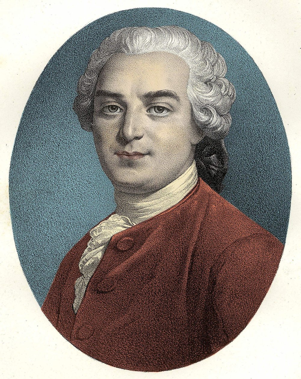 Charles Pinot Duclos (1704-1772) novelista y moralista francés de Unknown artist