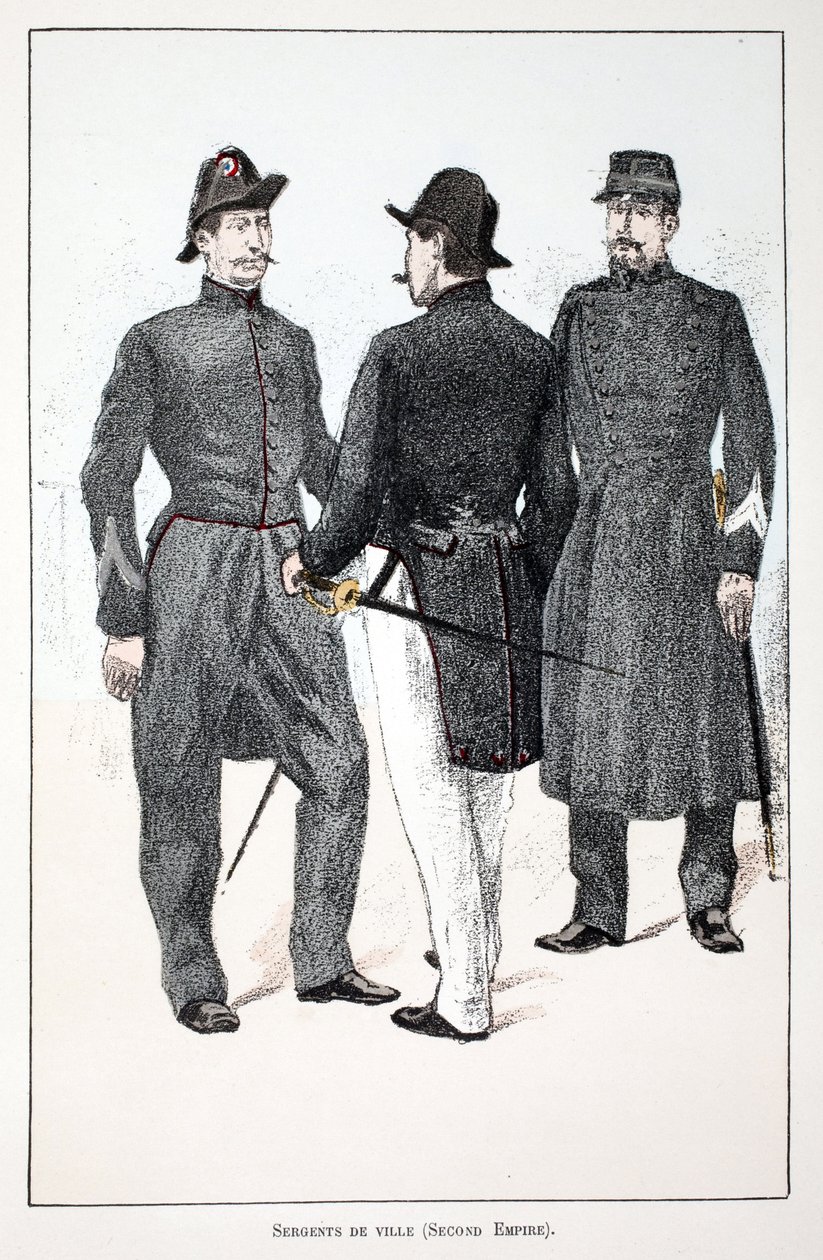 Sargentos de la ciudad (Segundo Imperio) de Unknown artist