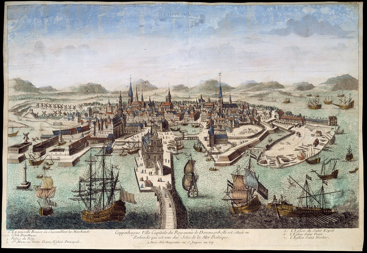 Copenhague, principios del siglo XVIII de Unknown artist