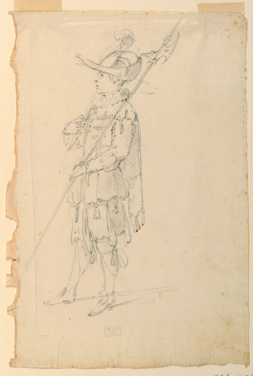 Diseño de Vestuario: Un Alabardero para un Ballet de Unknown artist