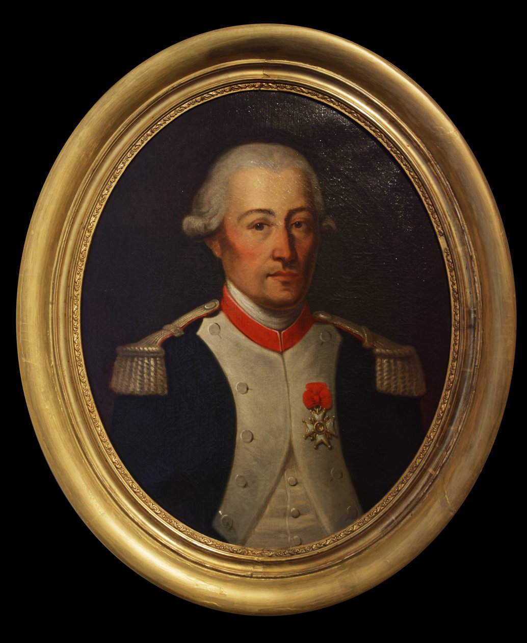 Conde Laurent de Migot, teniente coronel del regimiento de dragones de Artois, finales del siglo XVIII de Unknown artist