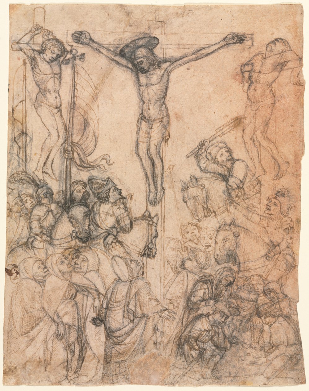 Crucifixión con los Dos Ladrones de Unknown artist