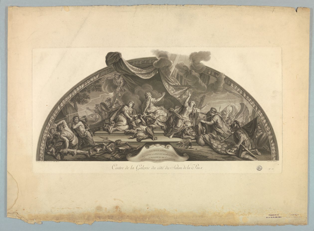 Decoraciones de Lebrun y Mignard en el Palacio de Versalles de Unknown artist