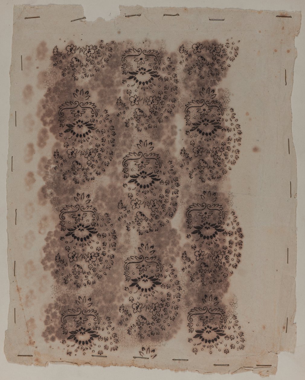 Dibujo de diseño, finales del siglo XVIII de Unknown artist