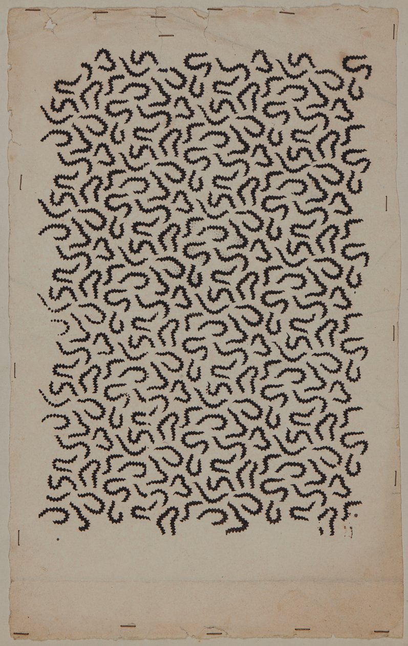 Dibujo de diseño, finales del siglo XVIII de Unknown artist