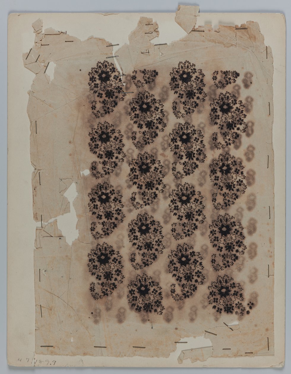 Dibujo de diseño, finales del siglo XVIII de Unknown artist