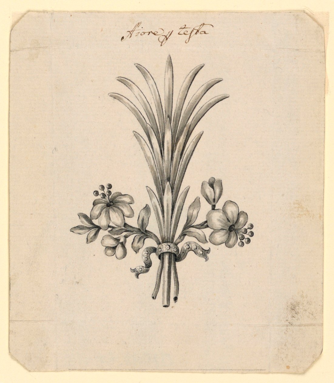 Diseño de flores como adorno para el cabello de Unknown artist