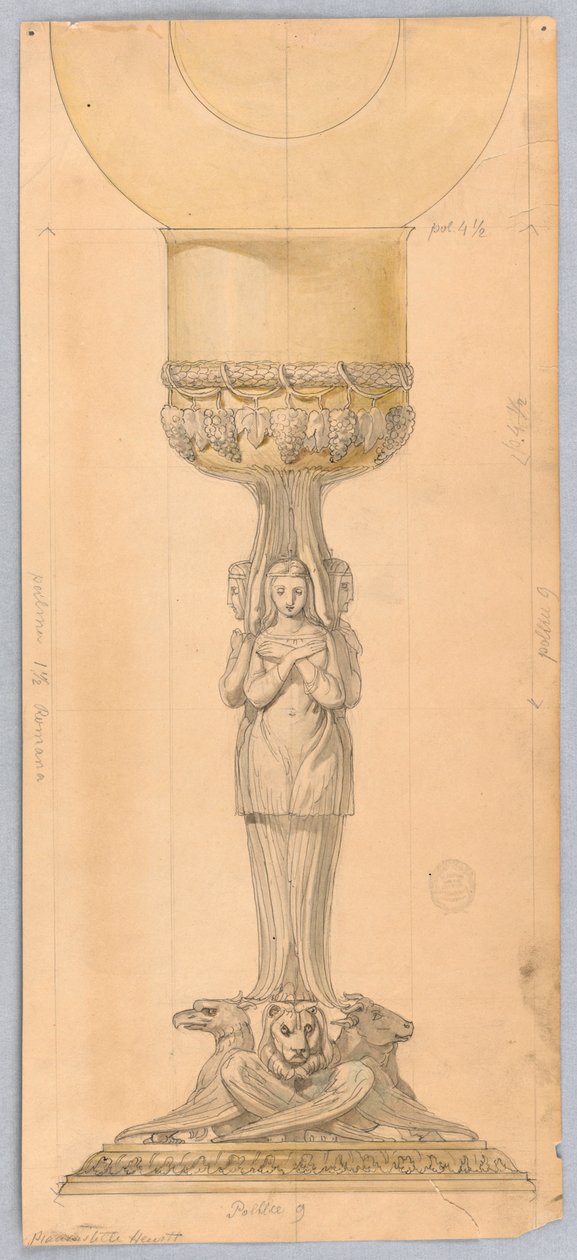 Diseño para un cáliz de Unknown artist